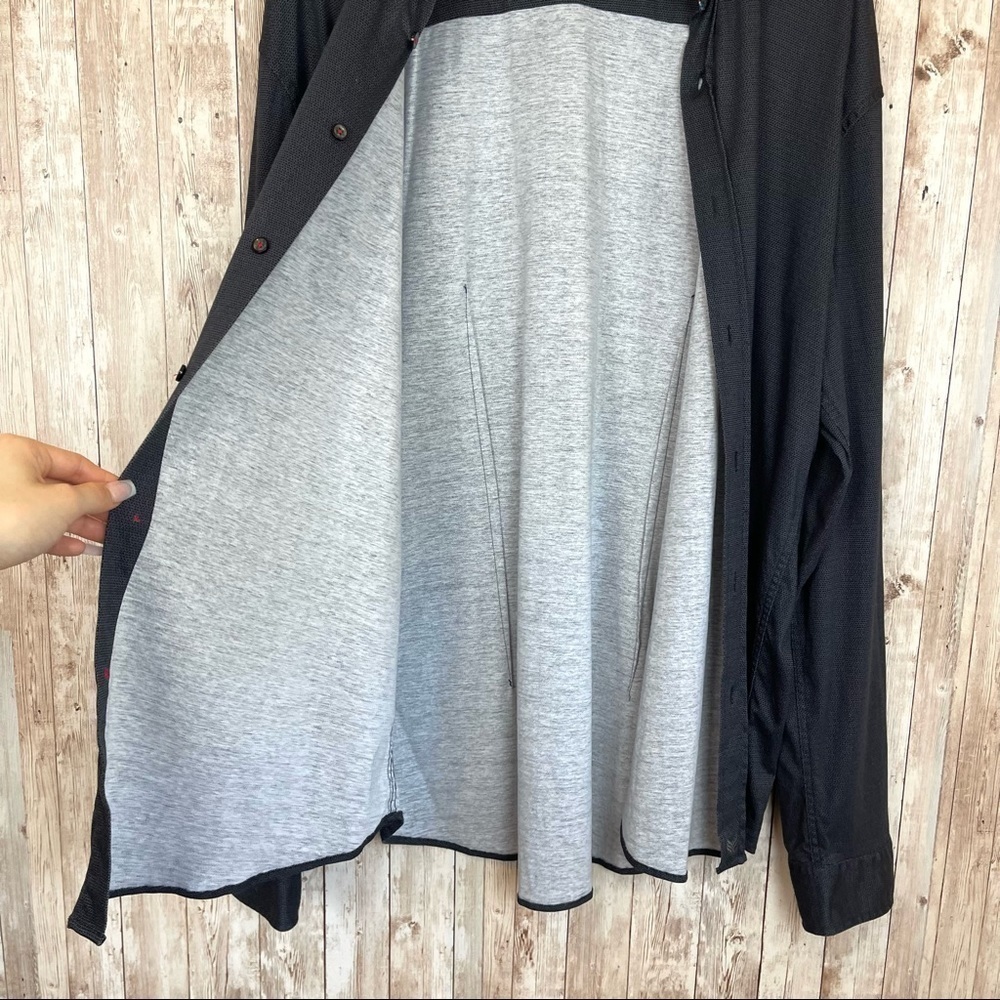 Butter Cloth Long Sleeve Button Front Top Size 2XL Men - Picture 6 of 9